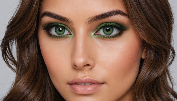 Les lentilles de couleur verte pour un regard captivant et envoûtant
